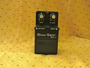 BOSS SG-1 PEDAL SG-1 SLOW GEAR, MIJ  BLACK LABEL SUPER RARE HTF