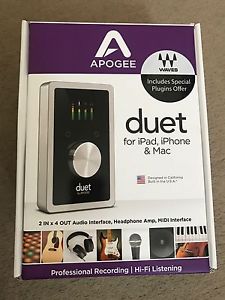 Apogee Duet 2 - Audio Interface for iPad, iPhone & Mac - Brand New Sealed