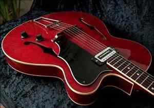 tres rare Guitare Höfner 450 S E1 Archtop un pan coupé, superbe son, et belle !