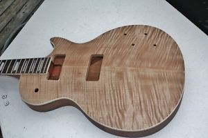 LP P90 body / neck Real flame maple top/cap, Mahogany body les paul project