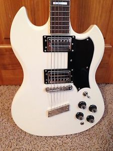 Guild S-100 Polara (White), Newark St - with upgrades