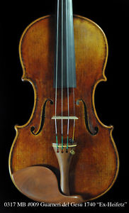 Master Build deluxe wood 2017 #009 Guarneri del Gesu Violin 1740 "Ex-Heifetz"