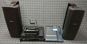 QSC Yamaha Gemsound Audio Technica PA System