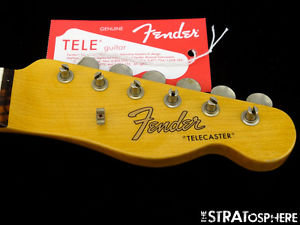 Fender Custom Shop Postmodern Relic Telecaster NECK + TUNERS Tele Rosewood Mod C