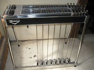 Pedal Steel Guitar Emmons PP Flat Black Fat Back 8x4 1973 Total Rebuild