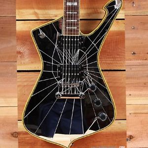 IBANEZ PAUL STANLEY PS 10-2 II CRACKED MIRROR ICEMAN GUITAR + OHSC!