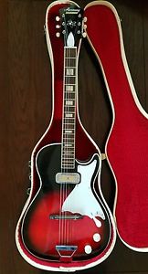 Vintage Harmony Stratotone Electric Guitar with Original Case 1960s USA