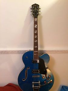 Washburn Hollow Body Semi Acoustic Washington J-9 Limited Edition 99 of 100 Blue