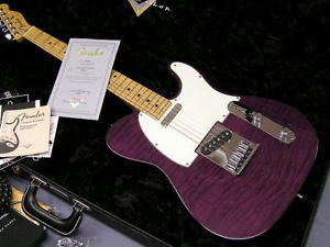 Fender Custom Shop 2014 Custom Deluxe Telecaster / Purple Trans E-Guitar