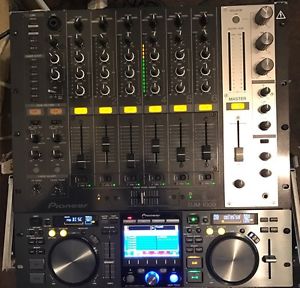 PIONEER DJM-1000 PIONEER MEP-7000 ODYSSEY  FZ-1006 DJ EQUIPMENT MIXER CASE SETUP
