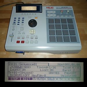 Akai MPC 2000XL 1GB CF Card Drive 32MB RAM FULLY SERVICED