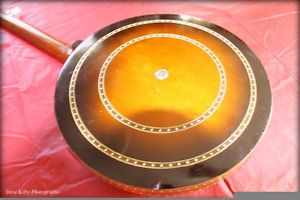 Banjo 5 string unknown maker probably a Liberty Banjo co. neck