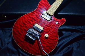 MUSIC MAN EVH Signature / Trans Red KILLER QUILT TOP  Free Ship From JAPAN/957