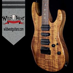 Suhr Custom Modern Monkey Pod Koa Top Natural Prototype