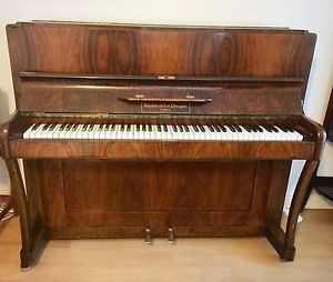 Rushworth & Dreaper Walnut Small Upright Piano DELIVERY + G'tee