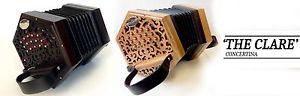 Irish Concertina Mod. CLARE, 30 Knöpfe, C/, NEU