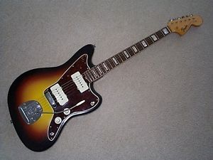1966 Fender Jazzmaster with neck binding and pearl inlays and original H.S.C.