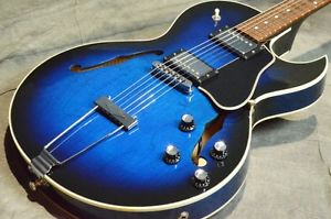 Gibson ES-135 with Hum Pickup Blue Burst Electric Guitar Free shipping