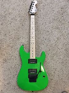 CHARVEL SO CAL PRO MOD SLIME GREEN ELECTRIC GUITAR MINT