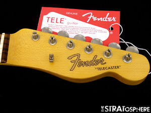 Fender Custom Shop Postmodern Relic Telecaster NECK + TUNERS Tele Rosewood Big C