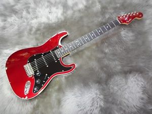 Fender Japan AST Made In Japan 2014 Round Top Binding Stratocaster E-Guitar