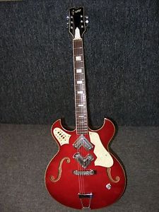 1968 MIJ Greco Shrike Hollowbody Archtop Electric Guitar w/Boomerang Pickups