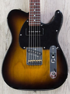 G&L USA ASAT Classic Bluesboy 90, Tobacco Sunburst, Rosewood +Cable