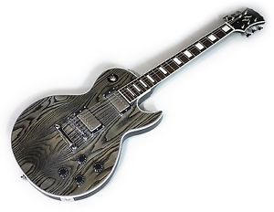 SPEAR GUITAR Claymore Ash Custom Trans Black Open Pore SG-CM25AC-TBK_NC 2016