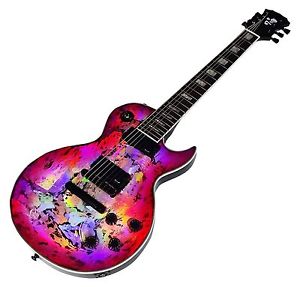 SPEAR GUITAR Claymore Seventh Moon Les Paul type 7 strings G-CM77SM-HGPK 2017