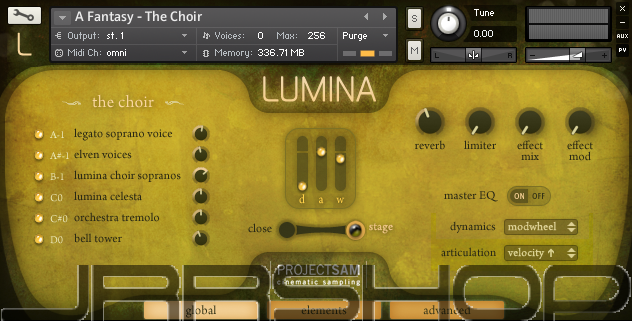 ProjectSAM Symphobia Volume 3: Lumina eDelivery JRR Shop