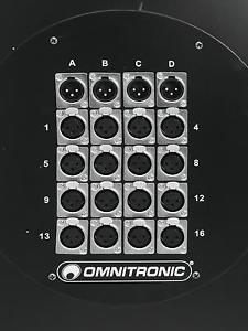 OMNITRONIC Multicore Stagebox 16/4 50m cavo bobina