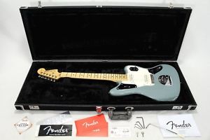 Fender USA American Pro Jaguar Sonic Grey Maple 2016 E-Guitar Free Shipping