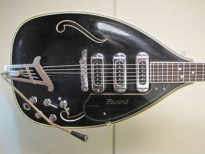 ♫ MEISTER HEINZ SEIFERT Favorit TEARDROP +Case,Vintage hollowbody Jazzgitarre.