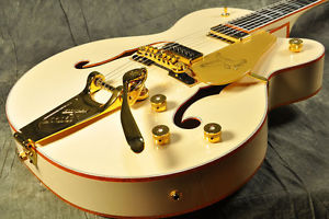 [NEW!]Gretsch G6136TLDS White Falcon, Hollow type Electric guitar, MIJ, f0236