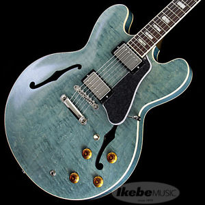 Gibson Memphis ES-335 Figured Top 2016 Model Turquoise Stain F/S From Japan #A10
