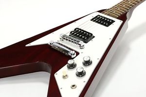 SALE!!! [USED] Gibson Flying V 67 Cherry Electric guitar, w/ Hard case   j261261