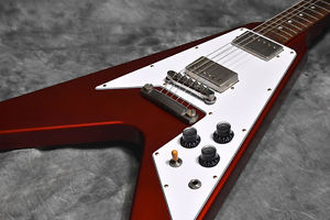 Used Gibson Custom Shop / Limited Run 1967 Flying V Stopbar VOS Sparkling Merlot