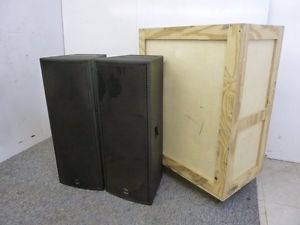 2 - QRX 212/75 DUAL 12" TWO WAY FULL RANGE ONSTAGE LOUD SPEAKERS