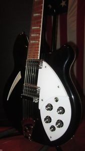 2002 Rickenbacker Model 360/12 12 String Electric Jet Glo w/ Original Case