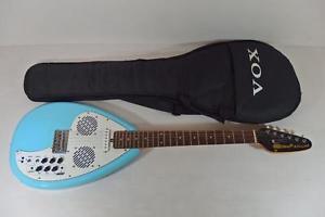 Very Rare! VOX APACHE1 Teardrop Electric Guitar LB Short Scale Built-in Speaker