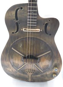 Ozark Deluxe Tenor Resonator electro-acoustic Guitar Bronze 3616T