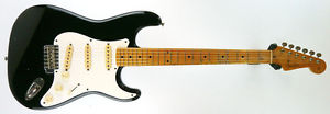 1984-1987 Fender Japan ST57-55 E Serial Vintage Black Free Shipping