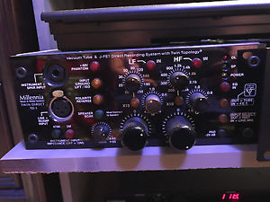MILLENIA  TD-1, 1 channel preamp and eq (2 bands from NSEQ) twin topology