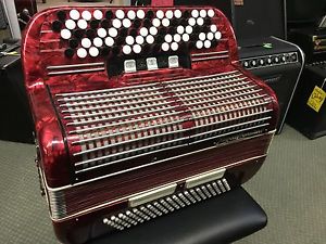 Royal Standard Button Accordion 120 Bass German Red B System