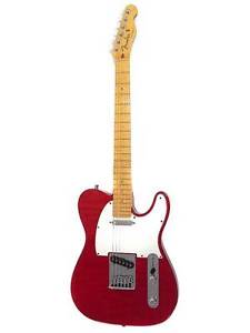 Fender CUSTOMSHOP CUSTOM DELUXE Telecaster 2012 Red E-Guitar Free Shipping