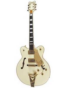 GRETSCH G7594 White Falcon 1995 Full Acoustic Type E-Guitar Free Shipping