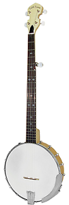 Gold Tone CC-100/L Cripple Creek Banjo (Left Handed, Five String, Clear Maple)