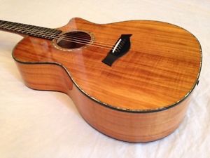 Taylor All Koa K14-CE Acoustic/Electric Guitar, Six String, 2007