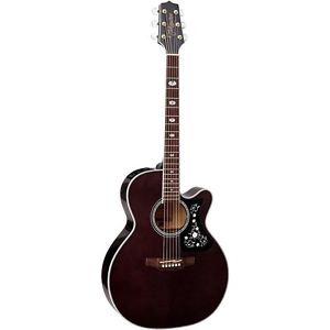Takamine GN75CE TBK NEX Cutaway Acoustic-Electric Guitar, Transparent Black