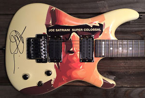 Joe Satriani Super Colossal Ibanez JS Series Signed Rare Guitar